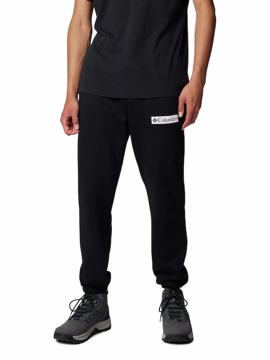 Columbia Men's Sweatpants with Rubber Black