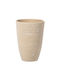Beliani Γλάστρα Πλαστική Beige 50x35x50εκ.