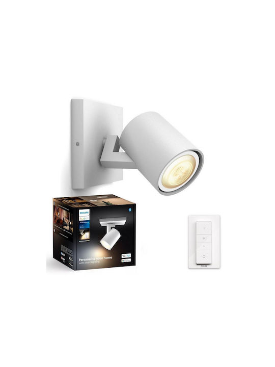 Philips Μονό LED Σποτ σε Λευκό Χρώμα