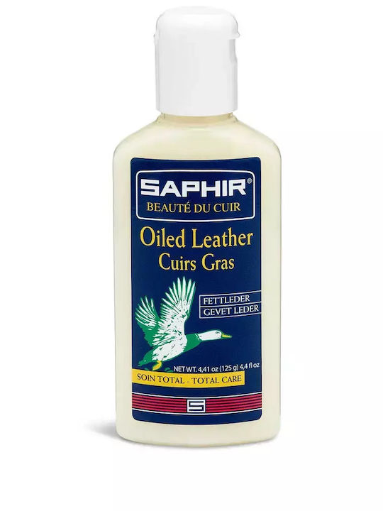 Saphir Oiled Leather Cuirs Gras Colorless 125ml Leather Care Cream Shade Neutral 02