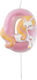Geburtstagskerze Nummer 0 Pink 10cm 36849 Tpster