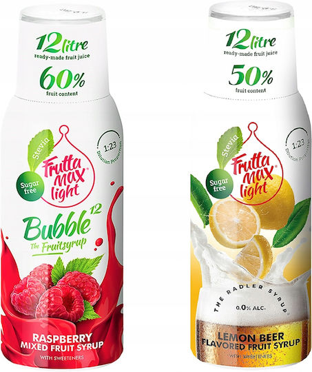 Fruttamax Syrup Malina Light 500ml + Lemon Radler Light 500ml 2 Pieces