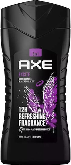 Axe Excite Bubble Bath Gel for Men's and Citrus Scent 250ml