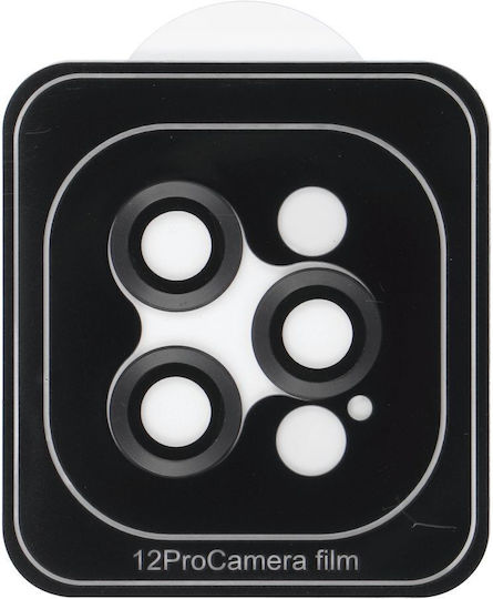 Camera Protection Tempered Glass Black for the Iphone 12 Pro