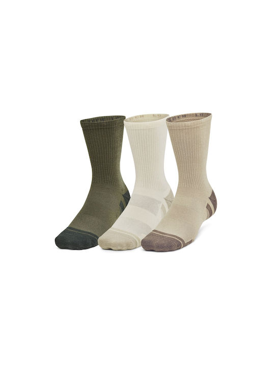 Under Armour Ua Performance Tech Athletic Socks Beige 3 Pairs