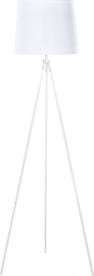 Beliani Lampa de podea Alb