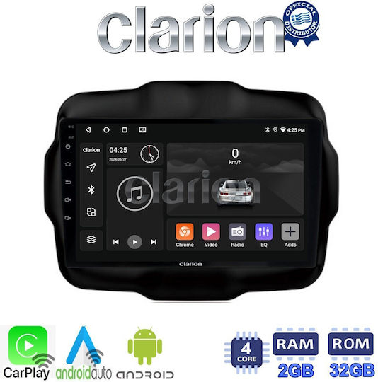 Clarion Автомобилна Аудио Система (Блутут/USB/WiFi/GPS/Apple-Carplay/Android-Auto) с Тъчскрийн 9"