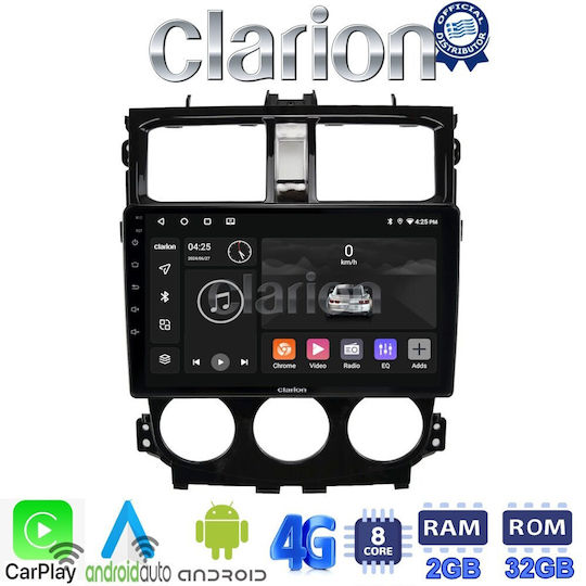 Clarion Car Audio System for Mitsubishi Colt 2013 > (Bluetooth/USB/WiFi/GPS/Apple-Carplay/Android-Auto) with Touch Screen 9"