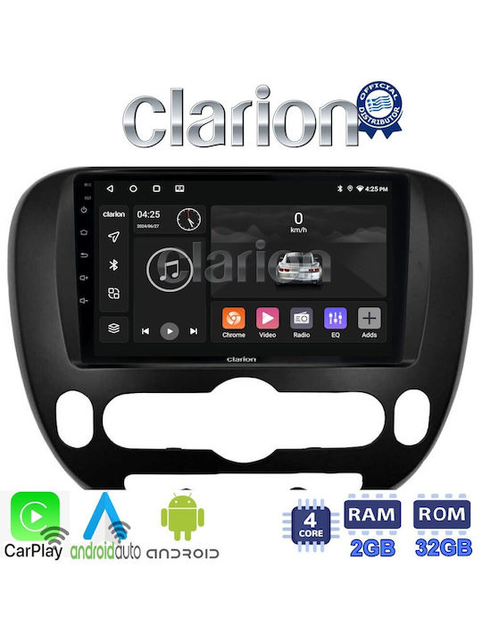 Clarion Auto-Audiosystem für Kia Seele 2014 > (Bluetooth/USB/WiFi/GPS/Apple-Carplay/Android-Auto)