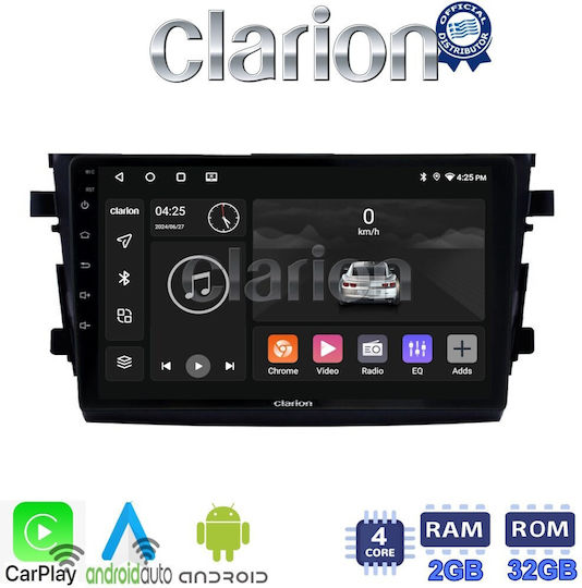 Clarion Auto-Audiosystem für Suzuki Celerio 2015> (Bluetooth/USB/WiFi/GPS/Apple-Carplay/Android-Auto) mit Touchscreen 9.5"
