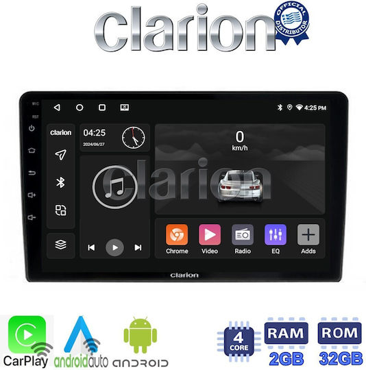 Clarion Ηχοσύστημα Αυτοκινήτου για Kia Ceed 2007 > 2008 (Bluetooth/USB/WiFi/GPS/Apple-Carplay/Android-Auto) με Οθόνη Αφής 9"