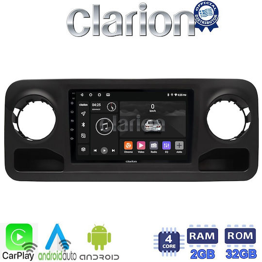 Clarion Ηχοσύστημα Αυτοκινήτου για Mercedes-Benz Sprinter 2019 > (Bluetooth/USB/WiFi/GPS/Apple-Carplay/Android-Auto) με Οθόνη Αφής 9"