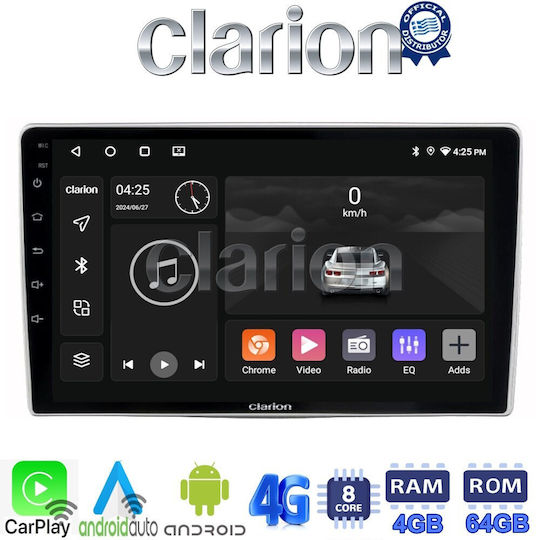 Clarion Car Audio System for Alfa Romeo Mito 2008> (Bluetooth/USB/WiFi/GPS/Apple-Carplay/Android-Auto) with Touch Screen 9"