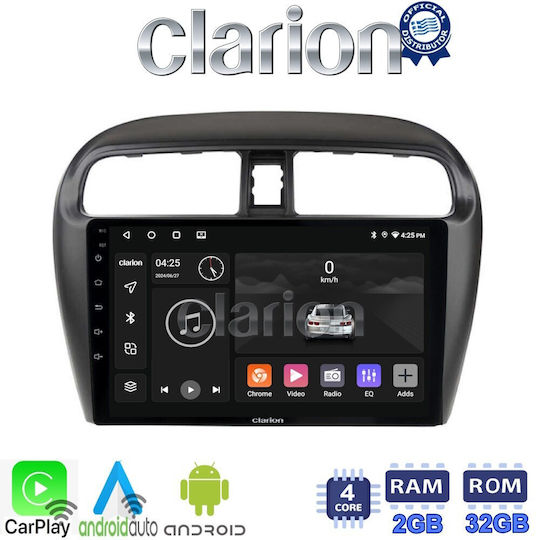 Clarion Ηχοσύστημα Αυτοκινήτου για Mitsubishi Space Star 2013> (Bluetooth/USB/WiFi/GPS/Apple-Carplay/Android-Auto) με Οθόνη Αφής 9"