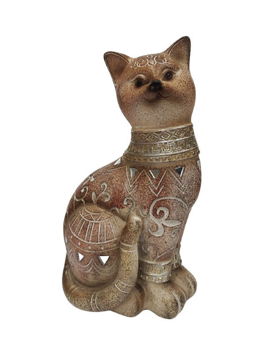 Karvounis Decorative Cat Polyresin 9x7x18cm 1pcs