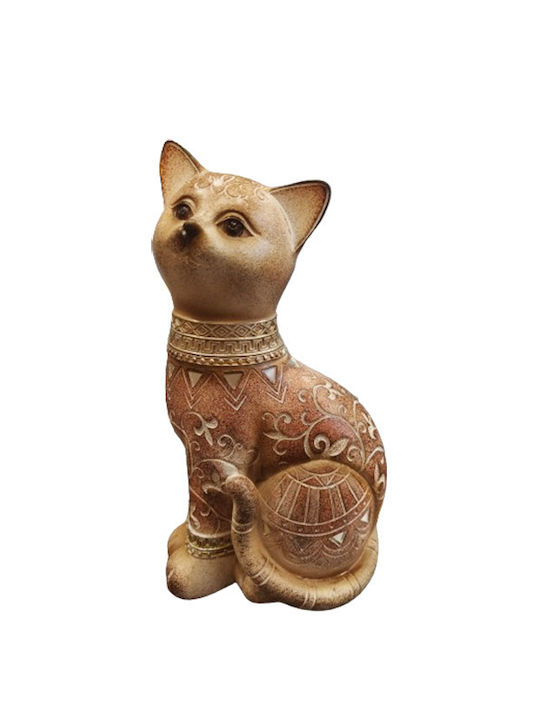 Karvounis Decorative Cat Polyresin 11x7x21cm 1pcs