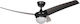 Beliani Jiboa Ceiling Fan 110cm with Light Fixture Black