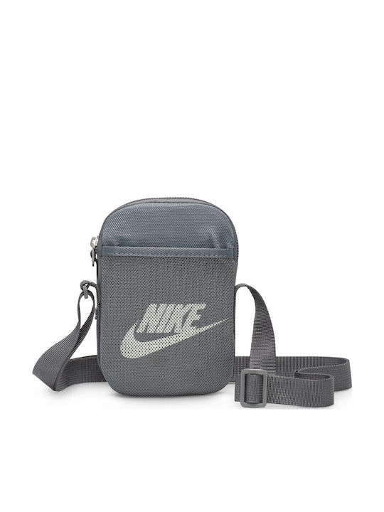 Nike Heritage Ανδρική Τσάντα Ώμου / Χιαστί Γκρι