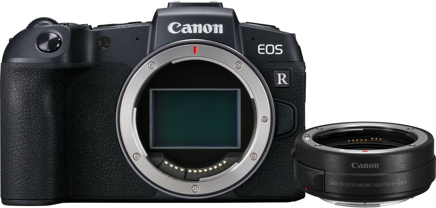 【eli】Cannon EOS RP Canon EOS RP Mirrorless Cameră Corp + adaptor EF-EOS R Neagră