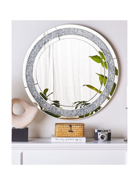 70 Cm Silver Wall Mirror Erbray