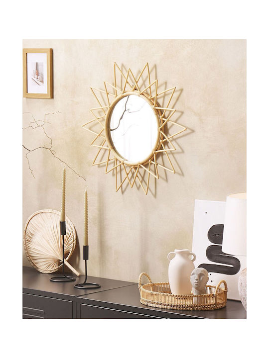 Wall Mirror 61 Cm Natural Aroek
