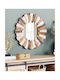 Wall Mirror 66 Cm Light Wood Ecatepec