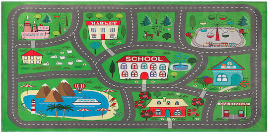 Children's Rug City Print 80 X 150 Cm Tutak