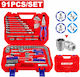Emtop Tool Case with 91 Tools