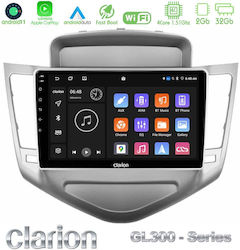 Clarion Ηχοσύστημα Αυτοκινήτου για Chevrolet Cruze 2009-2012 (Bluetooth/USB/WiFi/GPS/Apple-Carplay/Android-Auto) με Οθόνη Αφής 9"