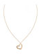 Calvin Klein Heart Halskette mit Design Herz aus Vergoldet Stahl