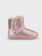 Mayoral Kids PU Leather Boots Pink