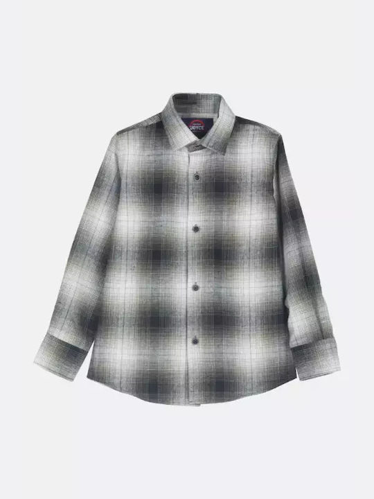 Joyce Kids Checked Shirt Green