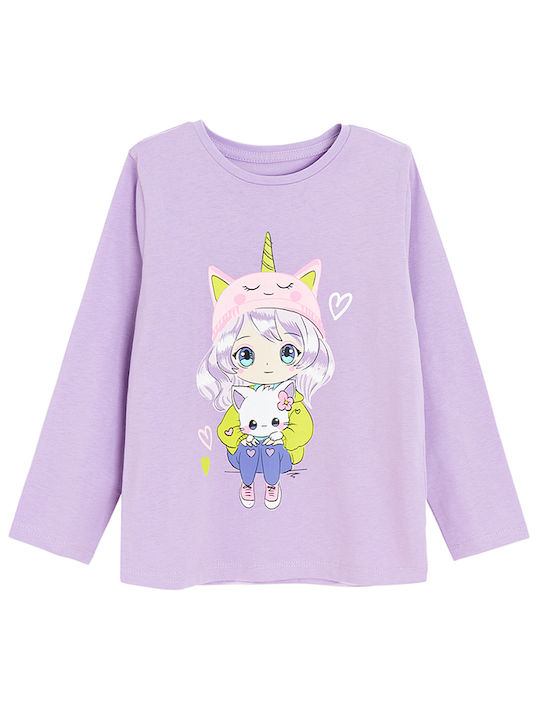 Cool Club Kids' Blouse Long Sleeve Purple