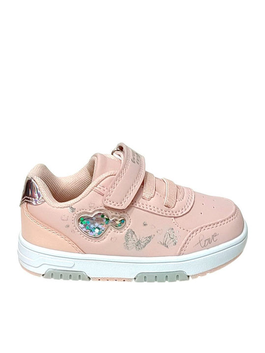 Giardino D'Oro Παιδικά Sneakers με Σκρατς Ροζ