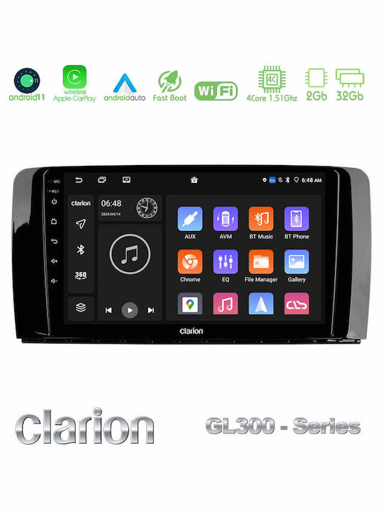 Clarion Car Audio System 2006-2015 (Bluetooth/USB/AUX/WiFi/GPS/Apple-Carplay/Android-Auto) with Touch Screen 9"