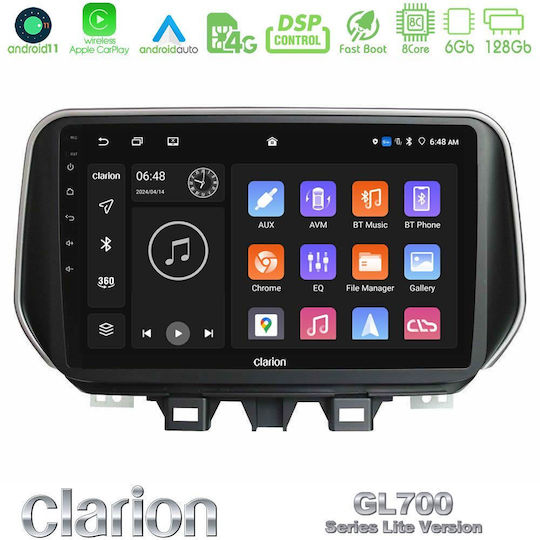 Auto-Audiosystem für Hyundai iX35 2018-2020 (Bluetooth/USB/WiFi/GPS/Apple-Carplay/Android-Auto) mit Touchscreen 10"