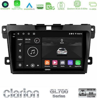 Clarion Car Audio System for Mazda CX-7 2007-2011 (Bluetooth/USB/WiFi/GPS/Apple-Carplay/Android-Auto) with Touch Screen 9"