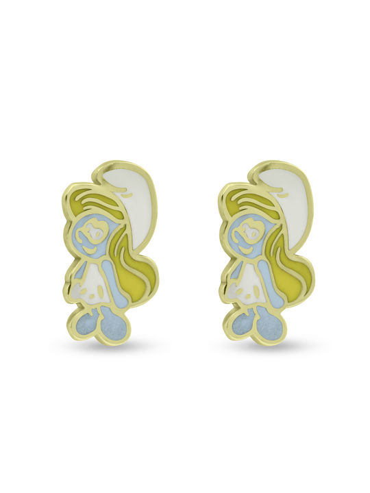 Kids Earrings Studs made of Gold