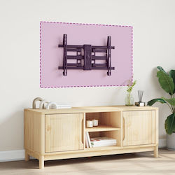 vidaXL 379573 Wall TV Mount with Arm Black