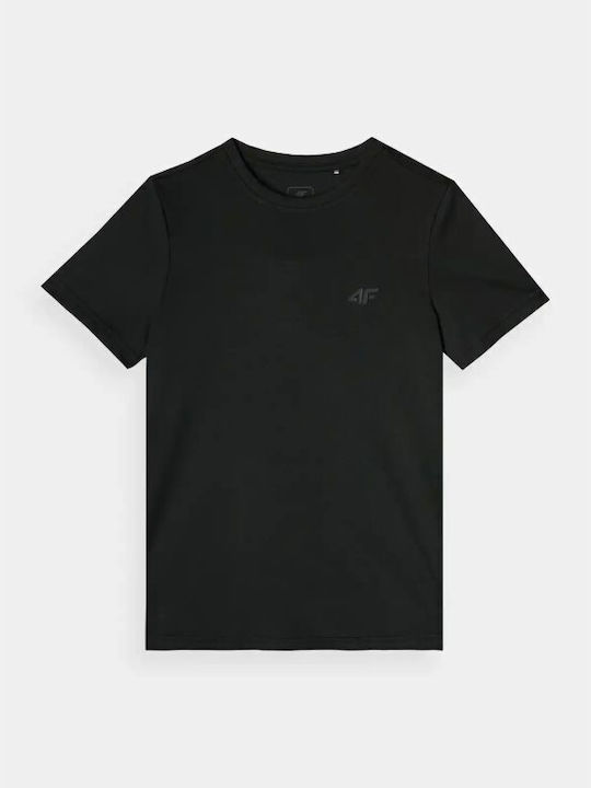 4F Tricou pentru copii Negru