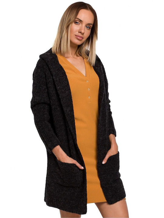 MOE Women's Knitted Cardigan Black