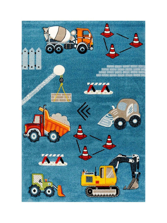 Tzikas Carpets Diamond Детско килимче Син 200x250см
