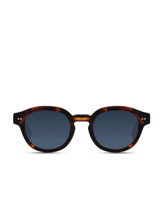 LimeShade Sunglasses with Brown Tartaruga Plastic Frame and Blue Polarized Lens LSS2014