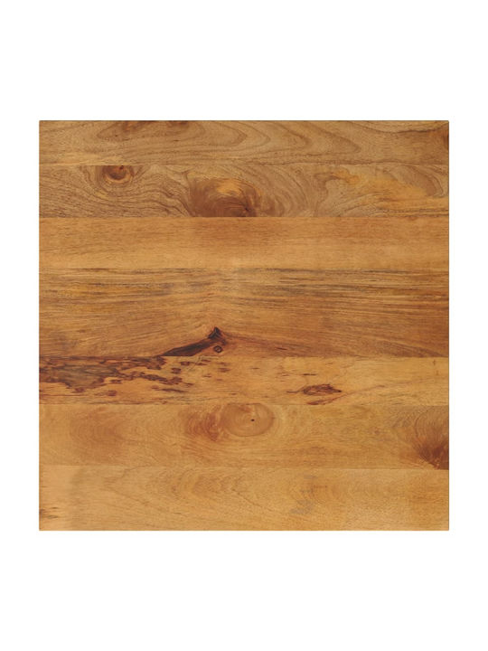 vidaXL Square Table Surface made of Solid Wood Mango 70x70x2.5cm 371604 1pcs