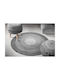 Guy Laroche Shades Rug Round Cotton Grey