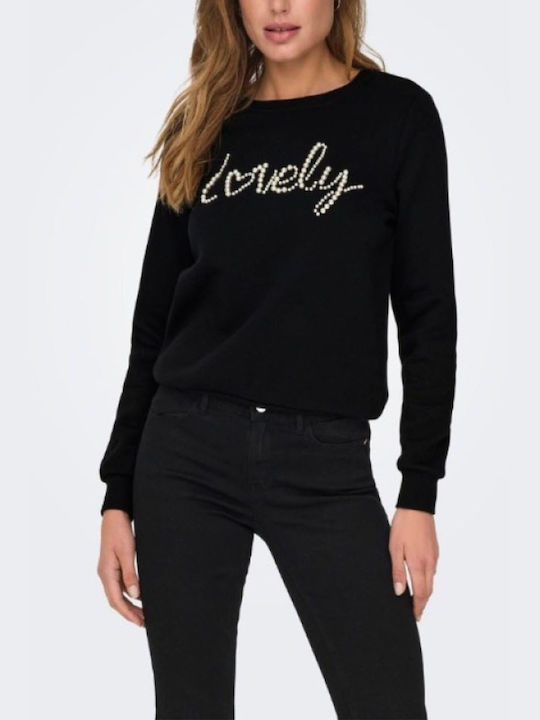 Only Women's Blouse Cotton Long Sleeve Black