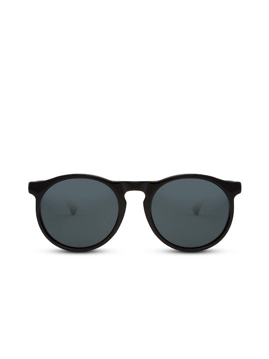 LimeShade Sunglasses with Black Plastic Frame and Black Lens LS948