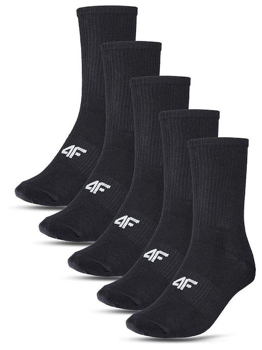 4F Kindersocken Schwarze 5 Paar