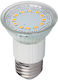 Elmark Λάμπα LED 3W για Ντουί E27 και Σχήμα PAR16 Θερμό Λευκό 240lm