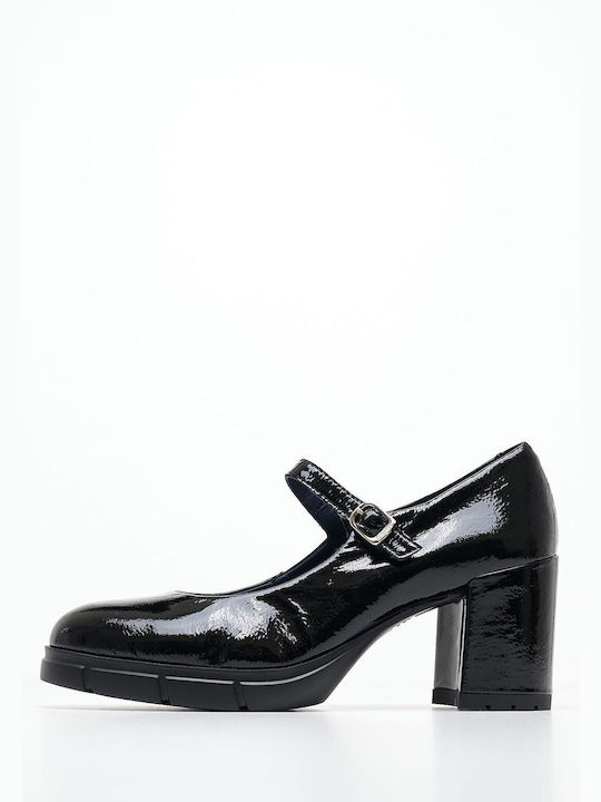 Callaghan Leather Black Heels